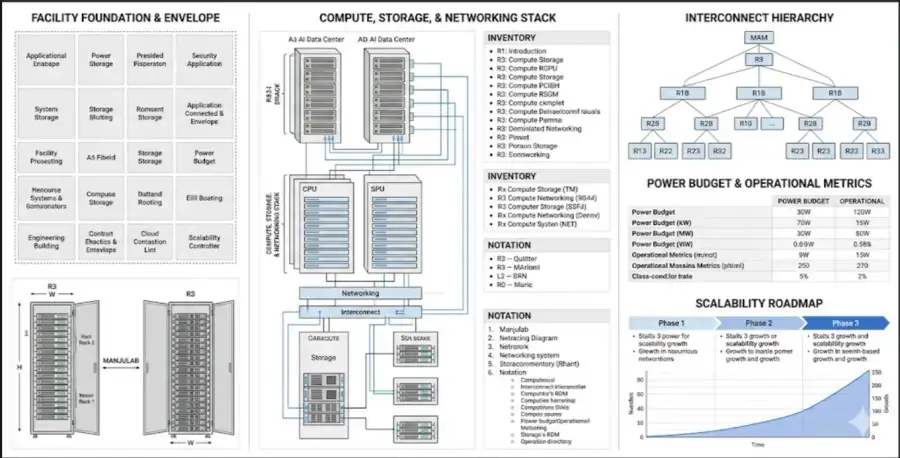 Brahmexa AI Data Center operational cabinets by JSI Software Solutions