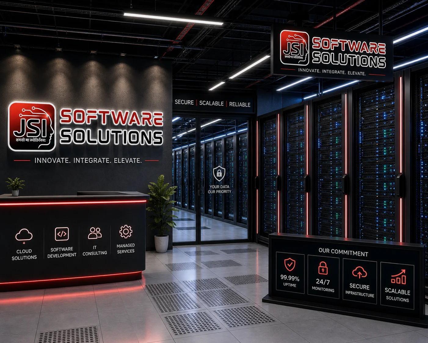 Brahmexa AI Datacenter Facility deployed by JSI Software Solutions in India