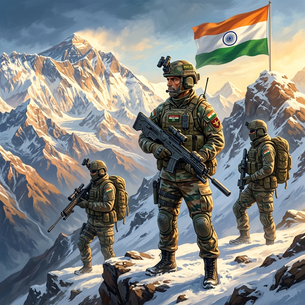 Indian Army Para SF Soldiers Tribute